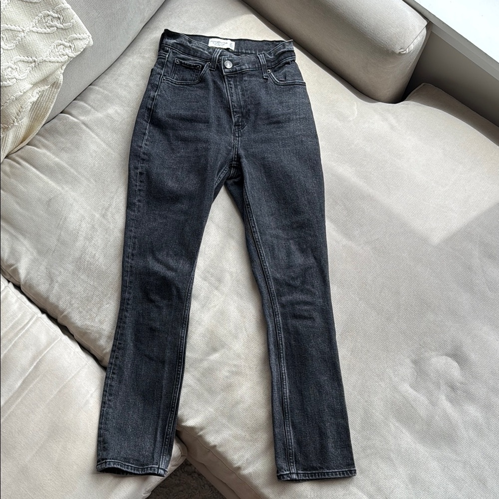 Abercrombie & Fitch Black High Rise Jeans